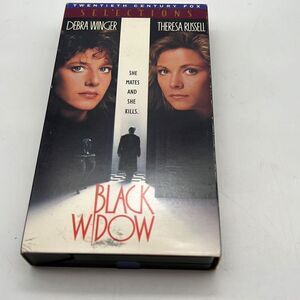 Black Widow (1986) VHS - Suspense Thriller - Theresa Russell, Debra Winger